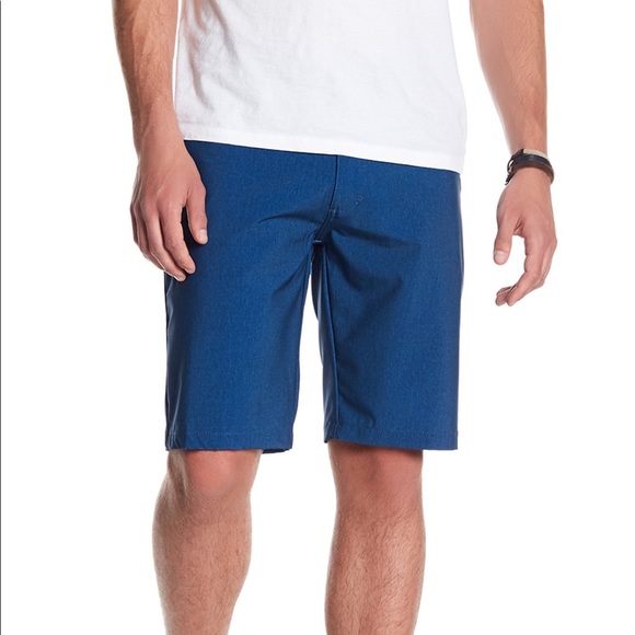 burnside Other - Burnside Heathered Blue Hybrid Swim Shorts